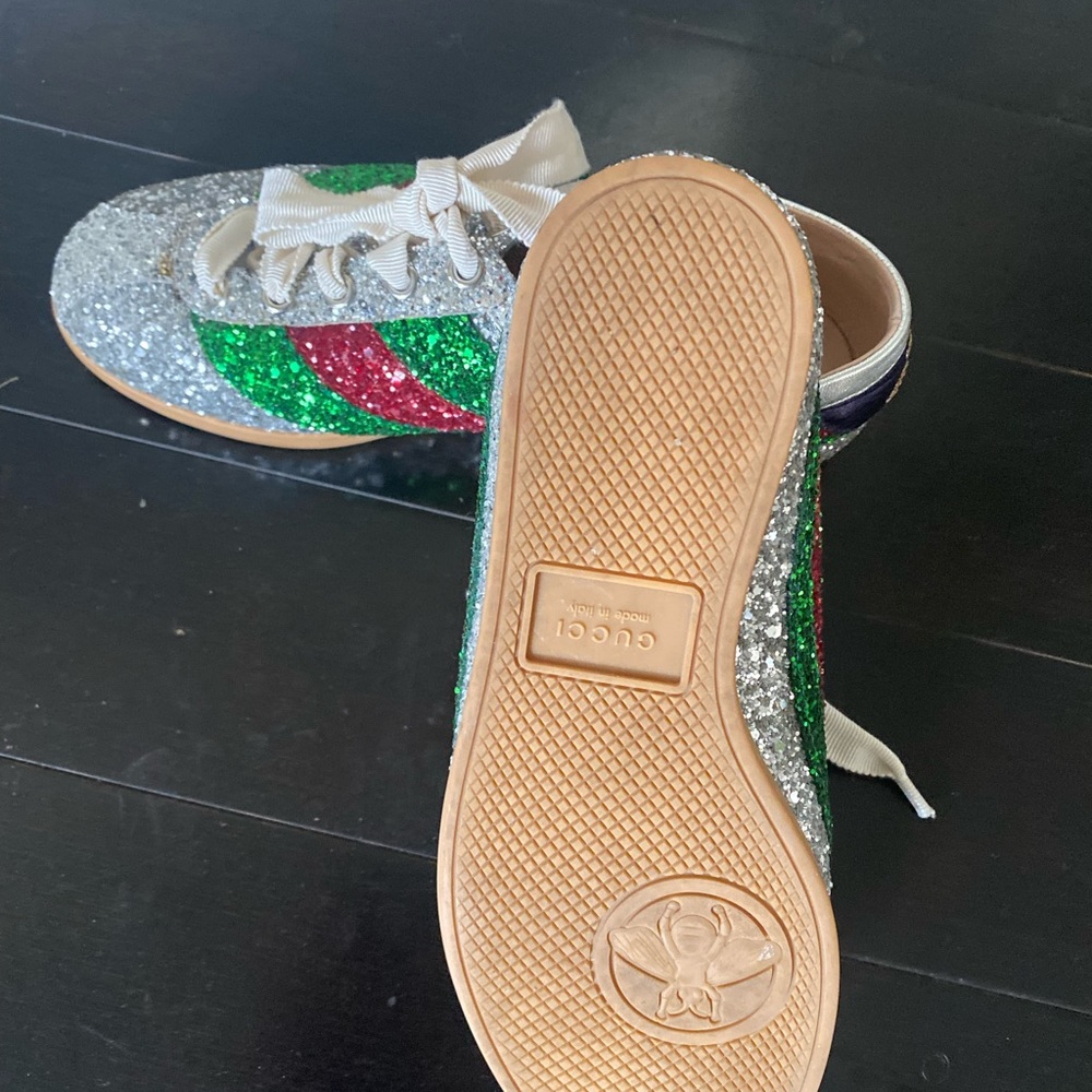 Gucci Falacer Glitter Sneakers
